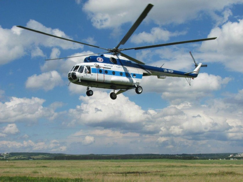 Вертолёт ми8 Газпром