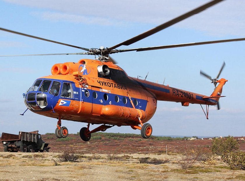 Ми-8 вертолёт Гражданский