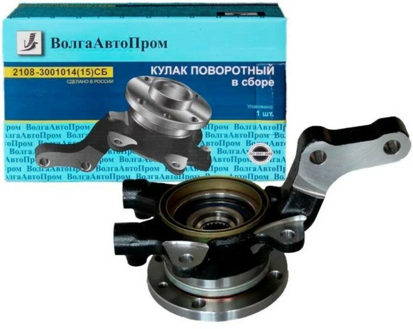 Ступица с поворотным кулаком в сборе на ВАЗ 2114