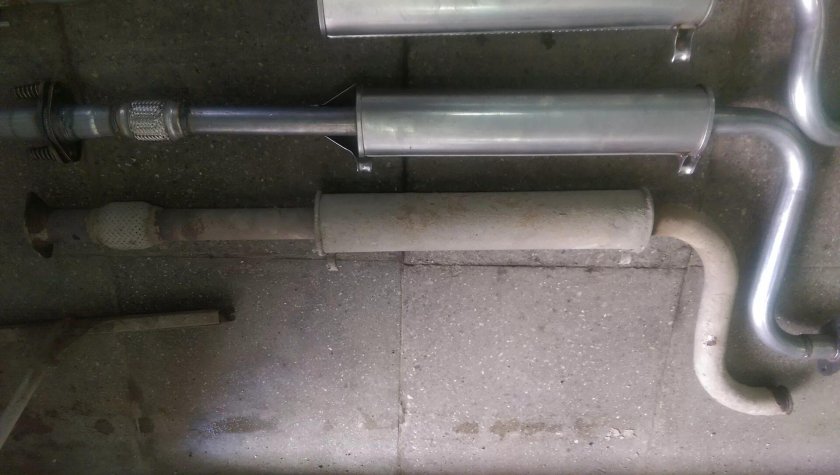 Резонатор глушителя ВАЗ 2114