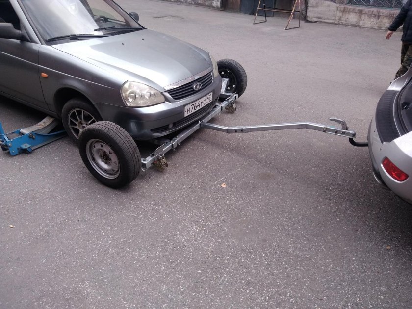 Прицеп подкат поворотный