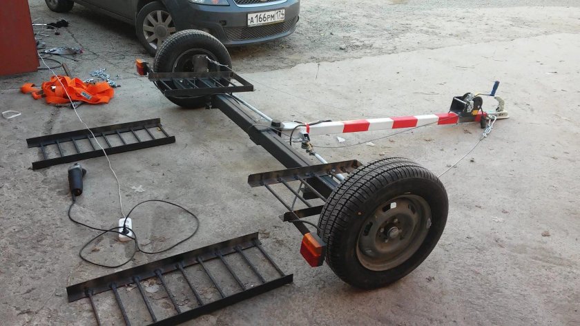 Прицеп Recker 2002 с частичной погрузкой