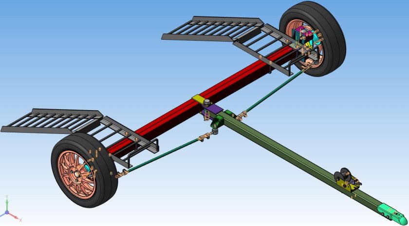 Прицеп подкат МЗСА