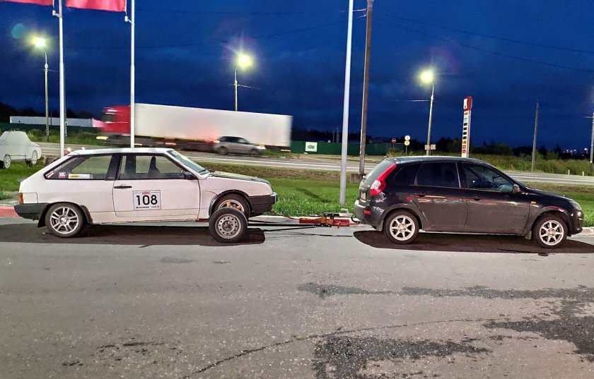 Буксировка автомобиля