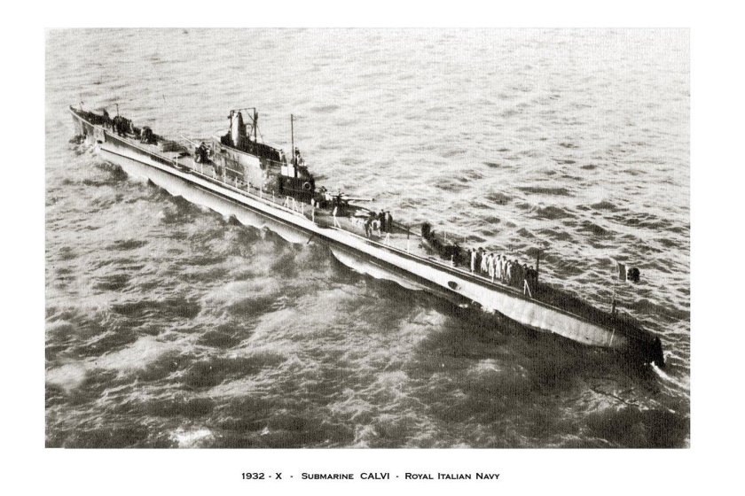 Итальянская подлодка Пьетро Кальви