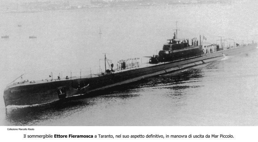 Подводная лодка "Ettore Fieramosca"