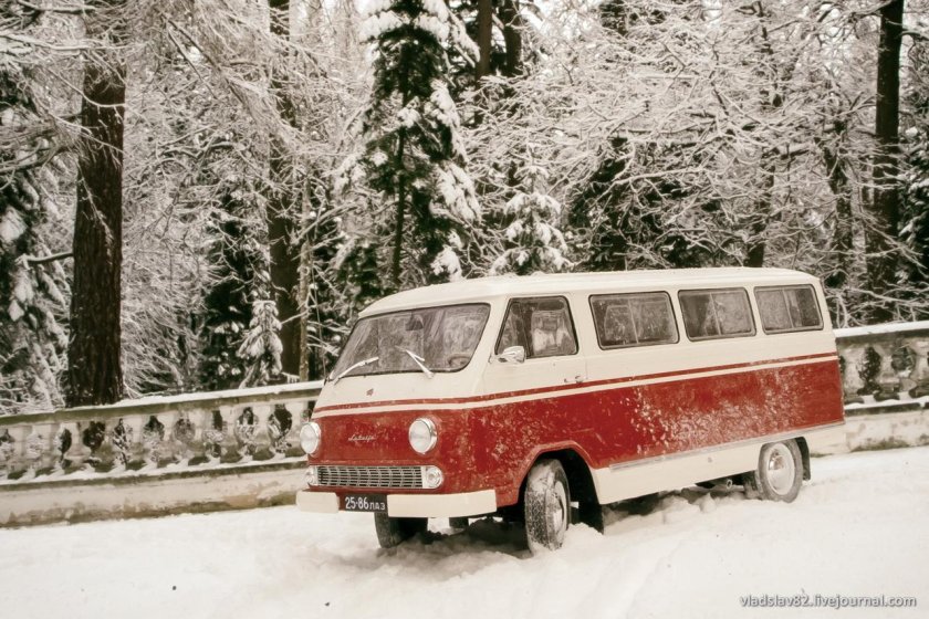 РАФ-2203 микроавтобус в СССР