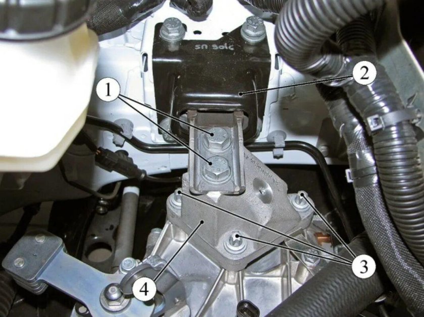 Крепление двигателя Лада Веста 1.6