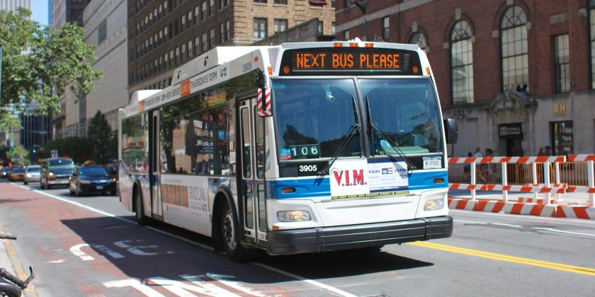 Автобусы Нью-Йорка