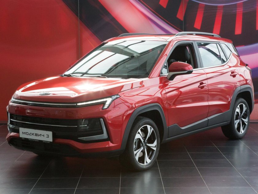 Москвич 3 красный