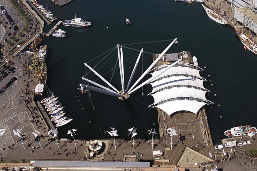 Аквариум в Генуе Ренцо пиано