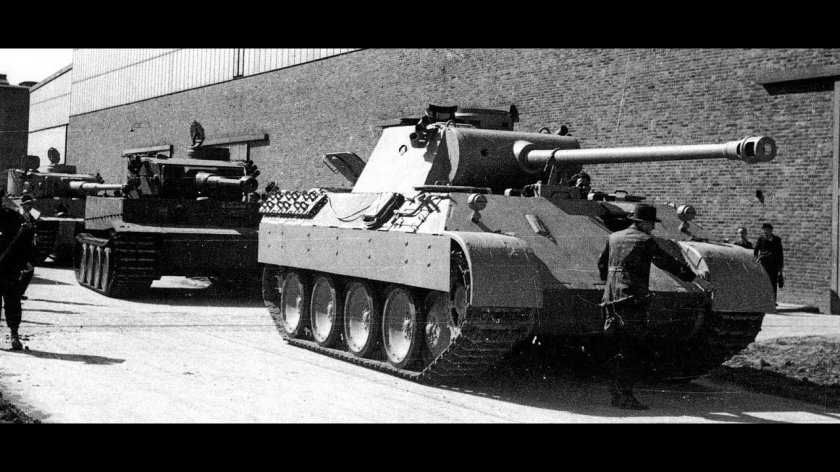 Немецкие танки тигр и пантера