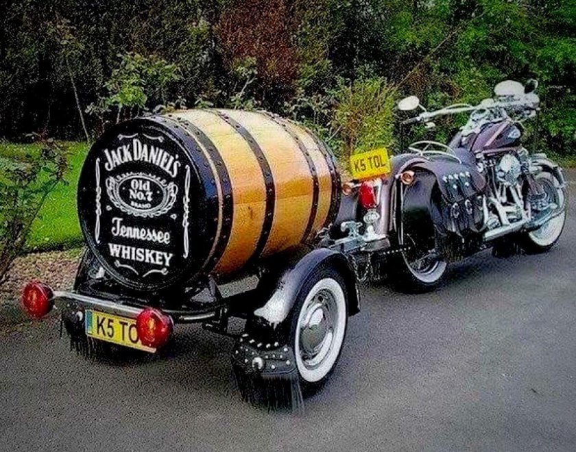 Харлей Дэвидсон с прицепом