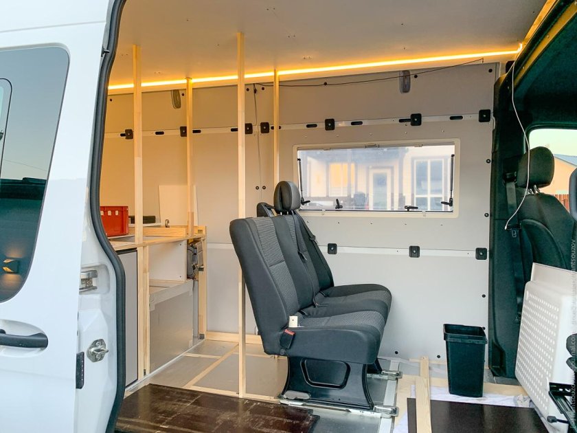 Душевая кабина в автодом