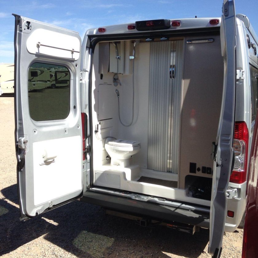 Душевая кабина в автодом