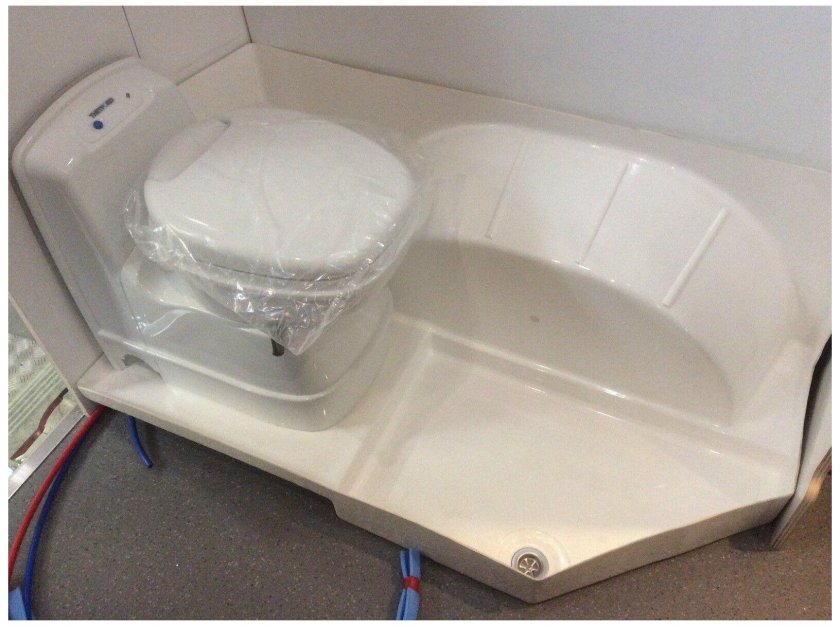 Душевой поддон в автодом