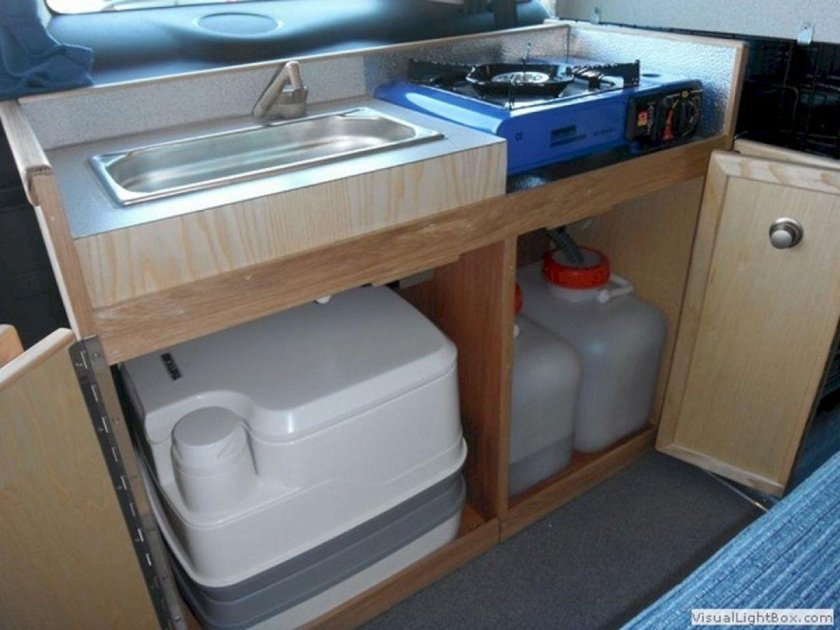 Складная раковина автодом