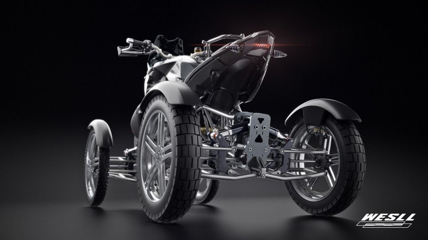 Квадроцикл трайк подвеска Wesll