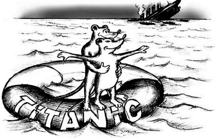 Крыса карикатура