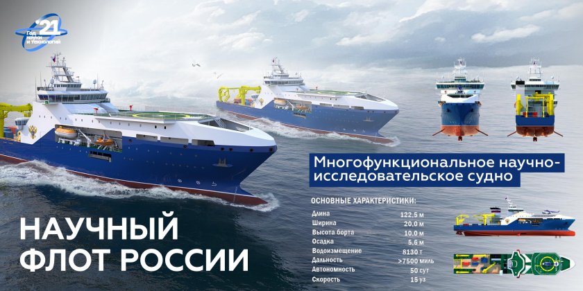 Многофункциональное научно-исследовательское судно 123