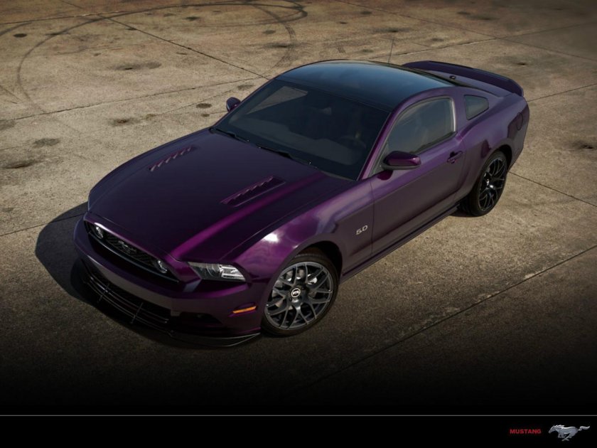 Ford Mustang gt 2015 фиолетовый