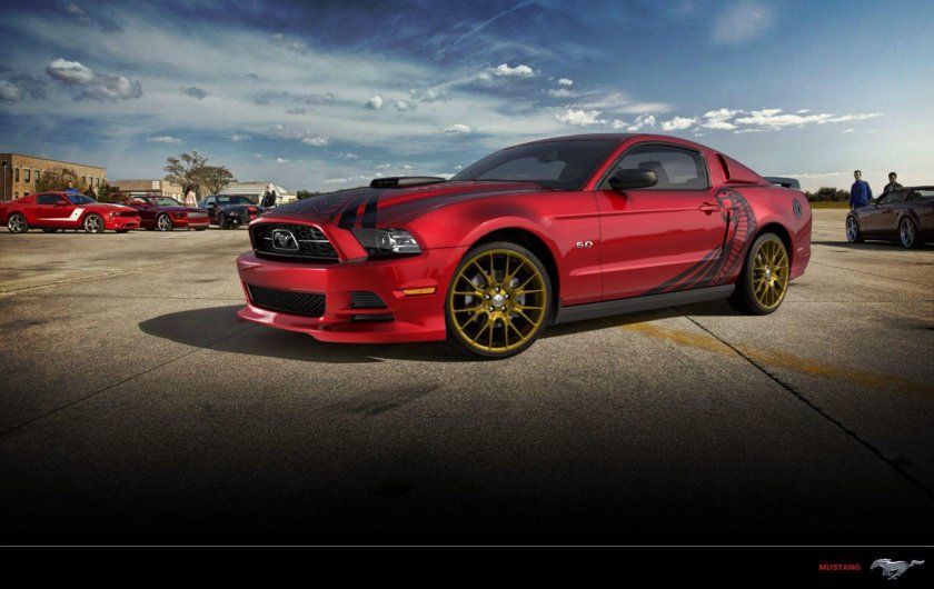 Ford Mustang gt Purple