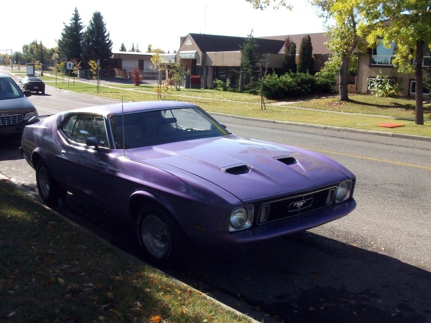 Mustang фиолетовая