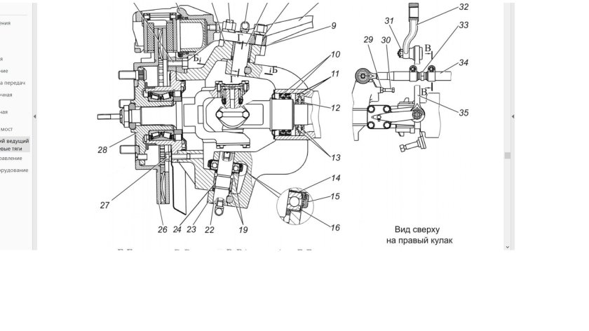Поворотный кулак ГАЗ Соболь 4х4