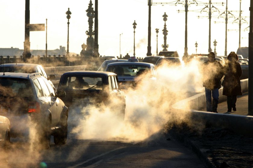 Загрязнение воздуха автомобилями