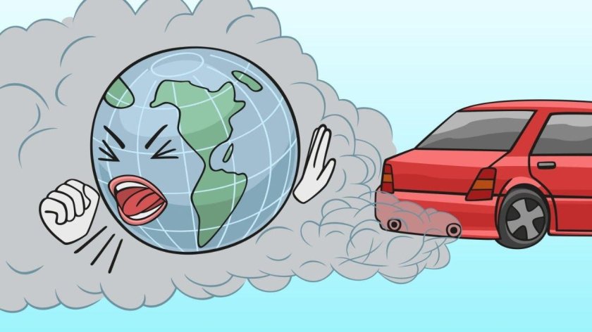 Машины загрязняют природу