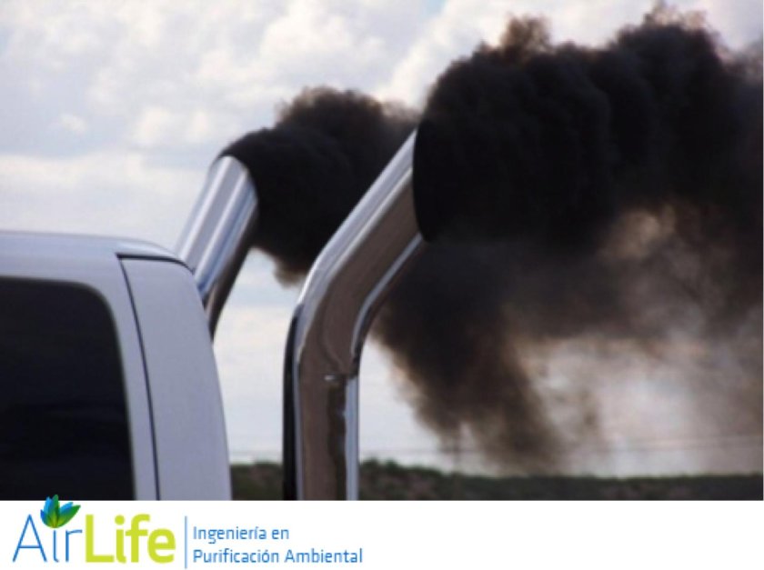 Дым копоть выхлопные ГАЗЫ