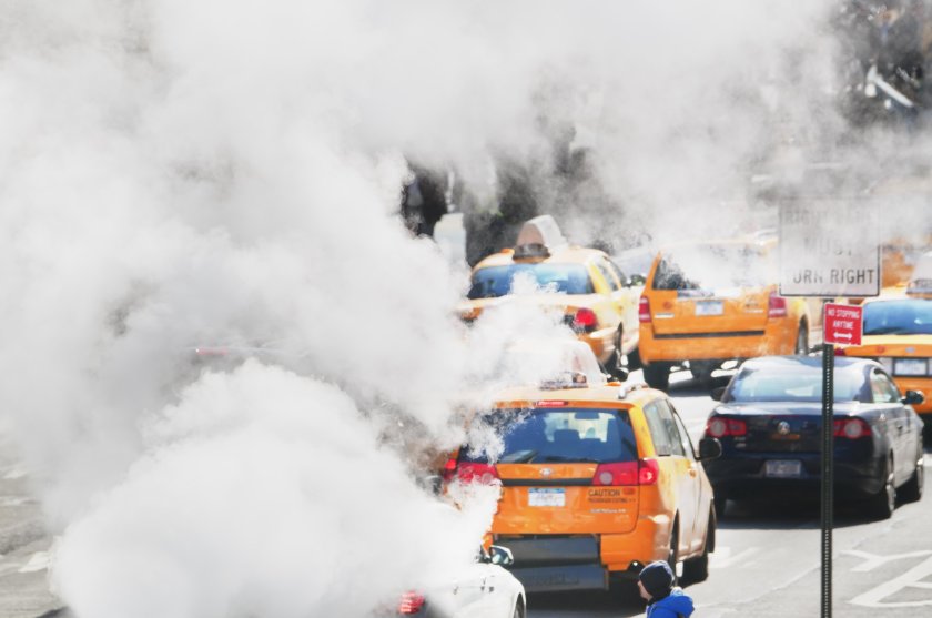 Загрязнение воздуха машинами