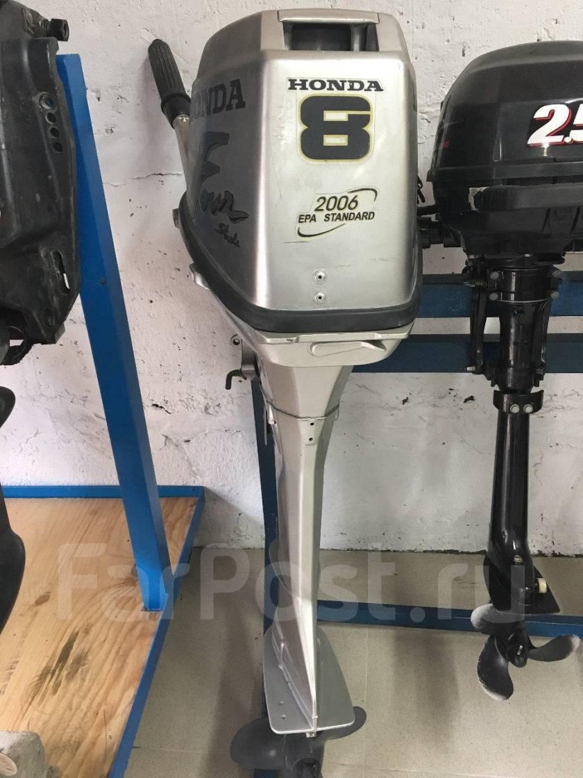 Лодочный мотор Хонда 8 л.с 4 такта