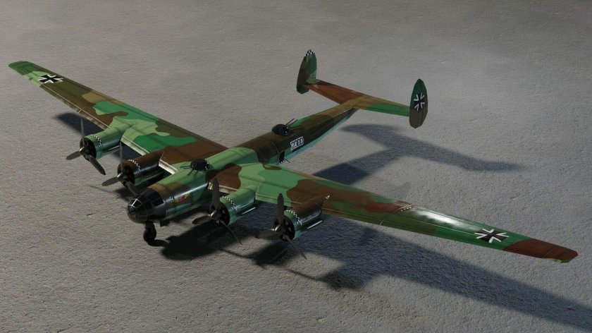 Messerschmitt "me-264", бомбардировщик