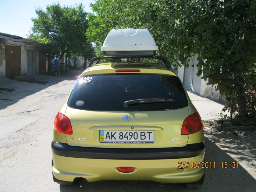 Багажник на крышу Peugeot 206