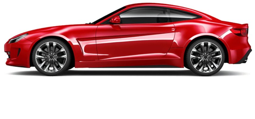 Автомобиль сбоку