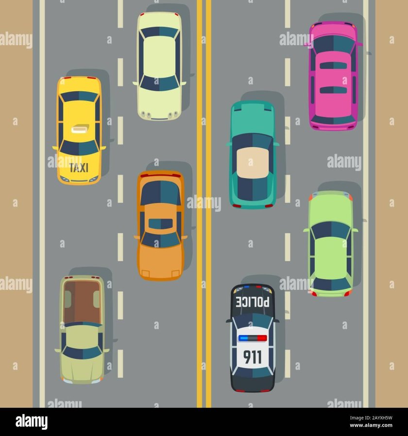 Машинка вид сверху