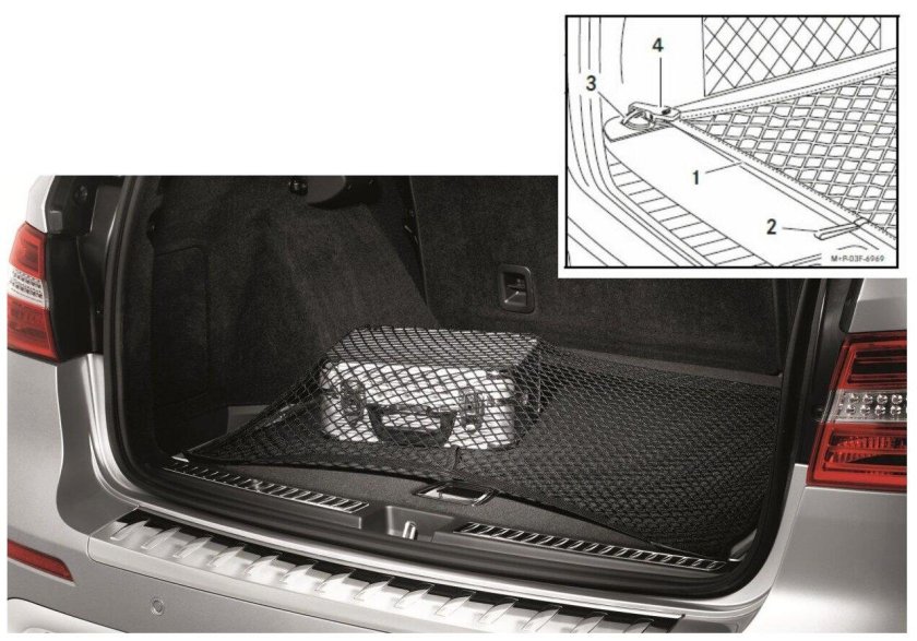Багажник Мерседес мл 166
