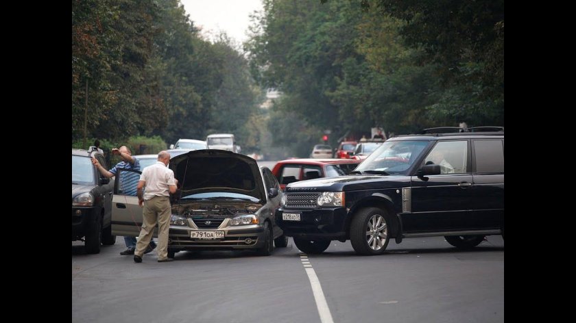 Автоподстава на дороге