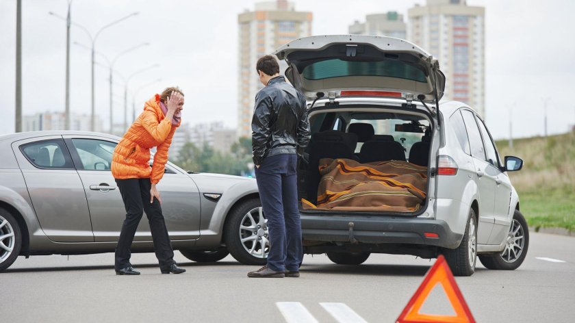 Автоподстава на дороге