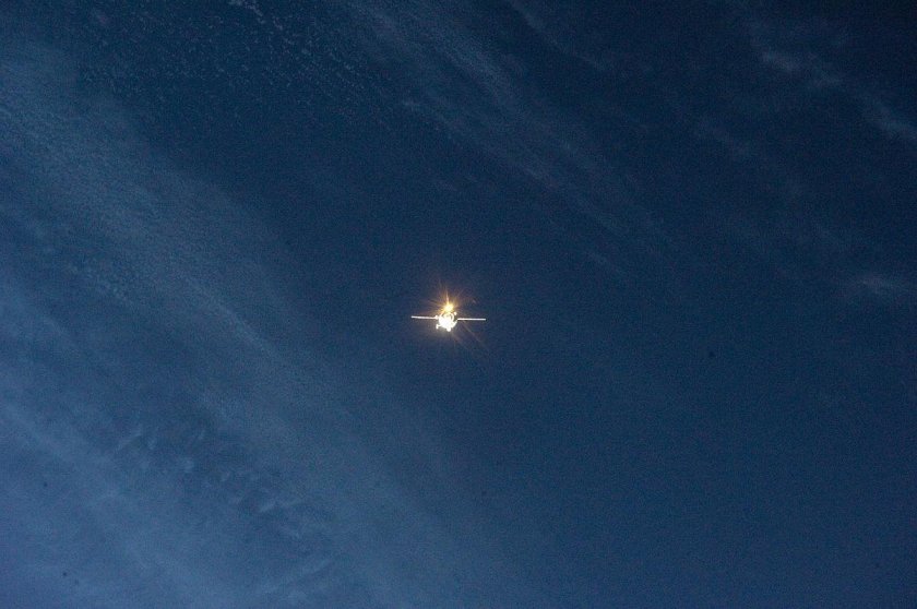 Станция МКС С земли невооруженным глазом