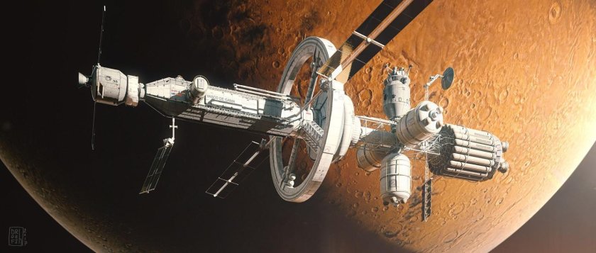 Марсианская орбитальная станция Lockheed Martin
