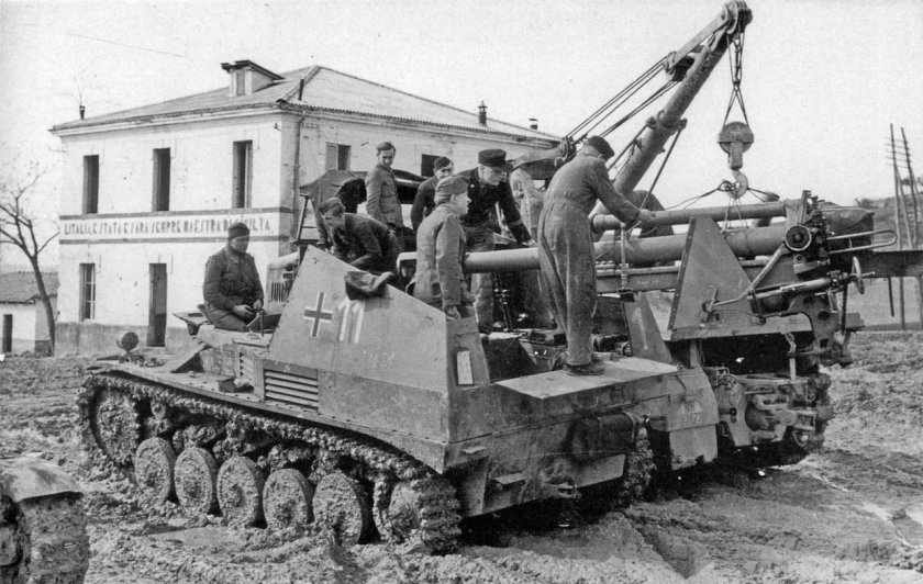 Немецкая САУ SD KFZ.124 "Wespe".