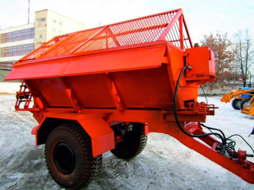 Пескоразбрасыватель прицепной для МТЗ-82