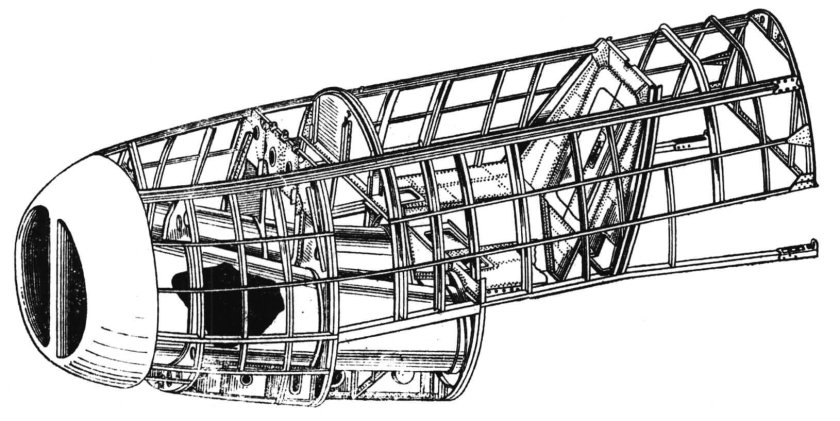 Конструкция носовой части фюзеляжа миг-23