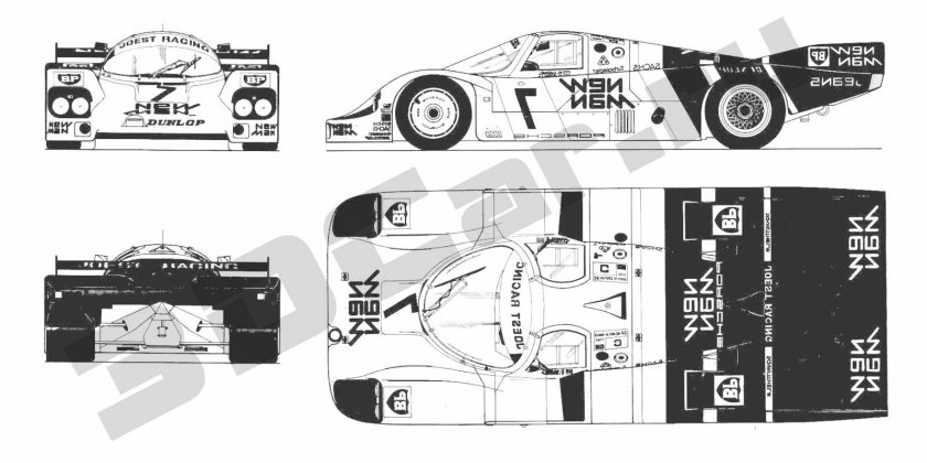 Porsche 956 scheme