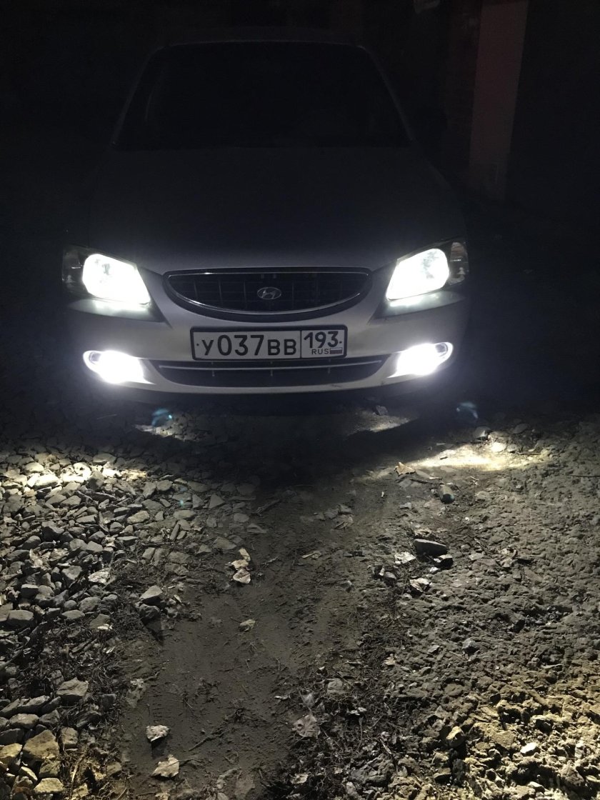 Лед ПТФ акцент