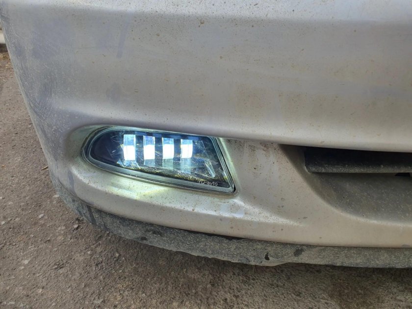 Led туманки на Hyundai Accent