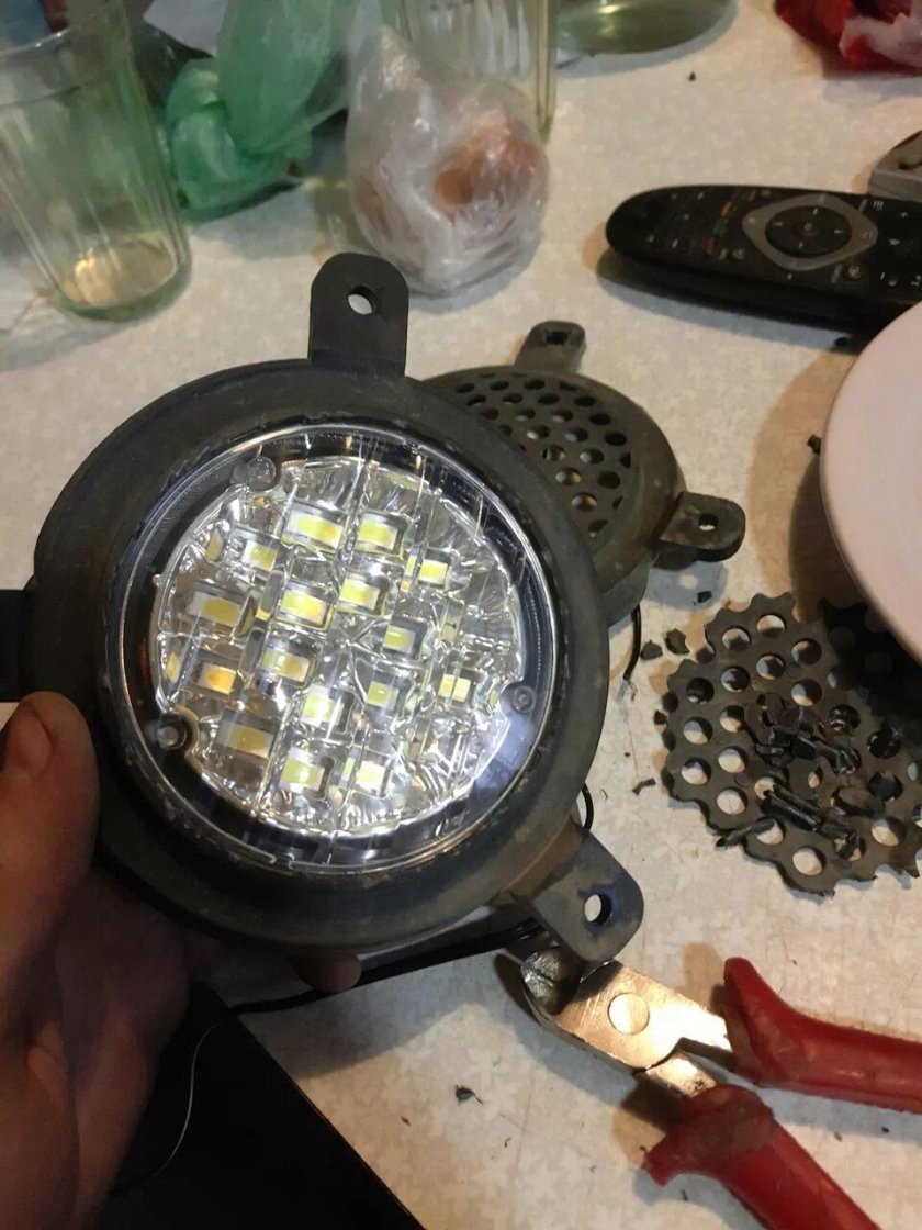 Светодиодные противотуманки Матиз