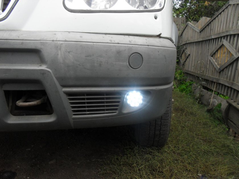 Противотуманные фары Газель 3302 в бампер